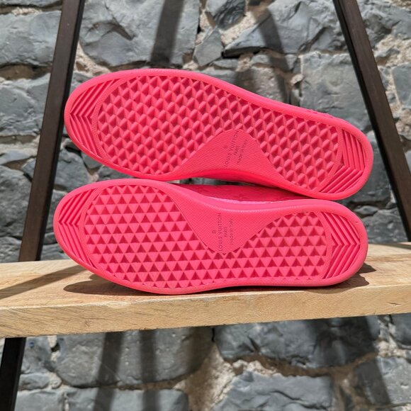 Louis Vuitton Hot Pink Monogram Luxembourg Low-top Sneakers - Picture 8 of 16
